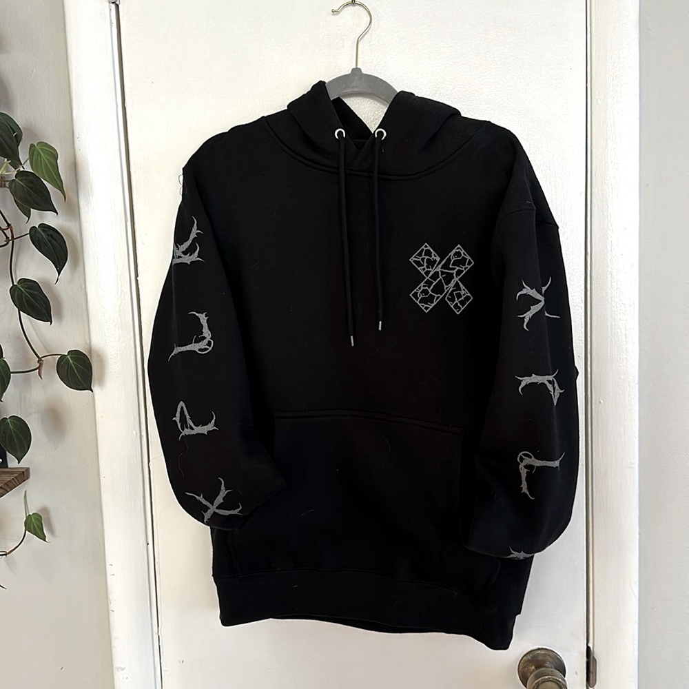 XPLR Black Hoodie - Sam and Colby (Medium)